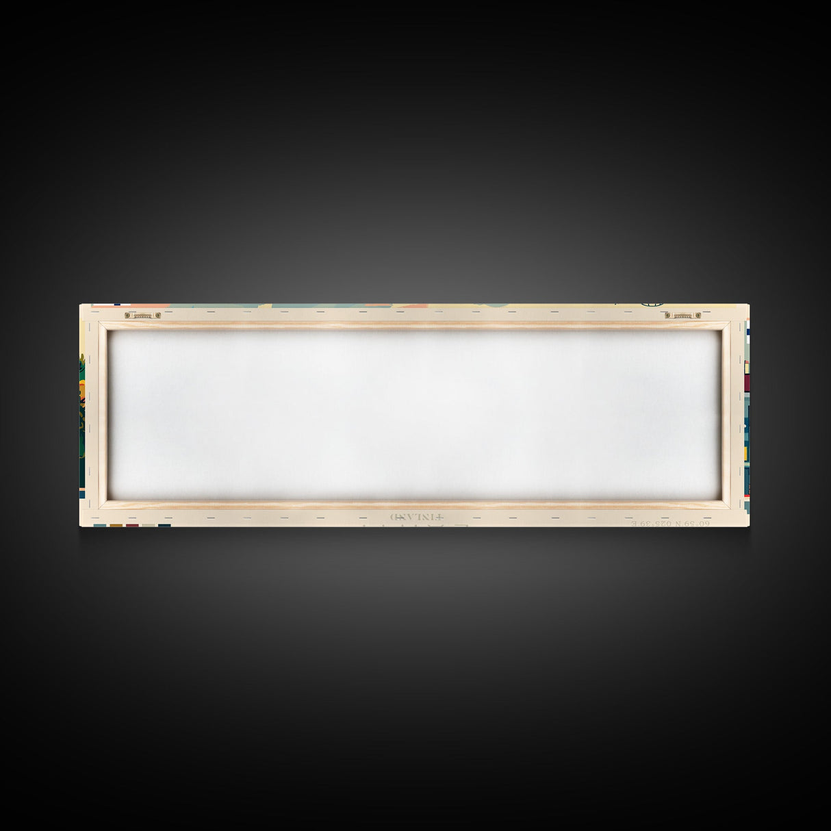 Lahti Finland Panoramic Travel Poster, Framed Canvas Print or Metal Wall Art, Travel Art, Home Decor, Panoramic Painting, Midcentury Art