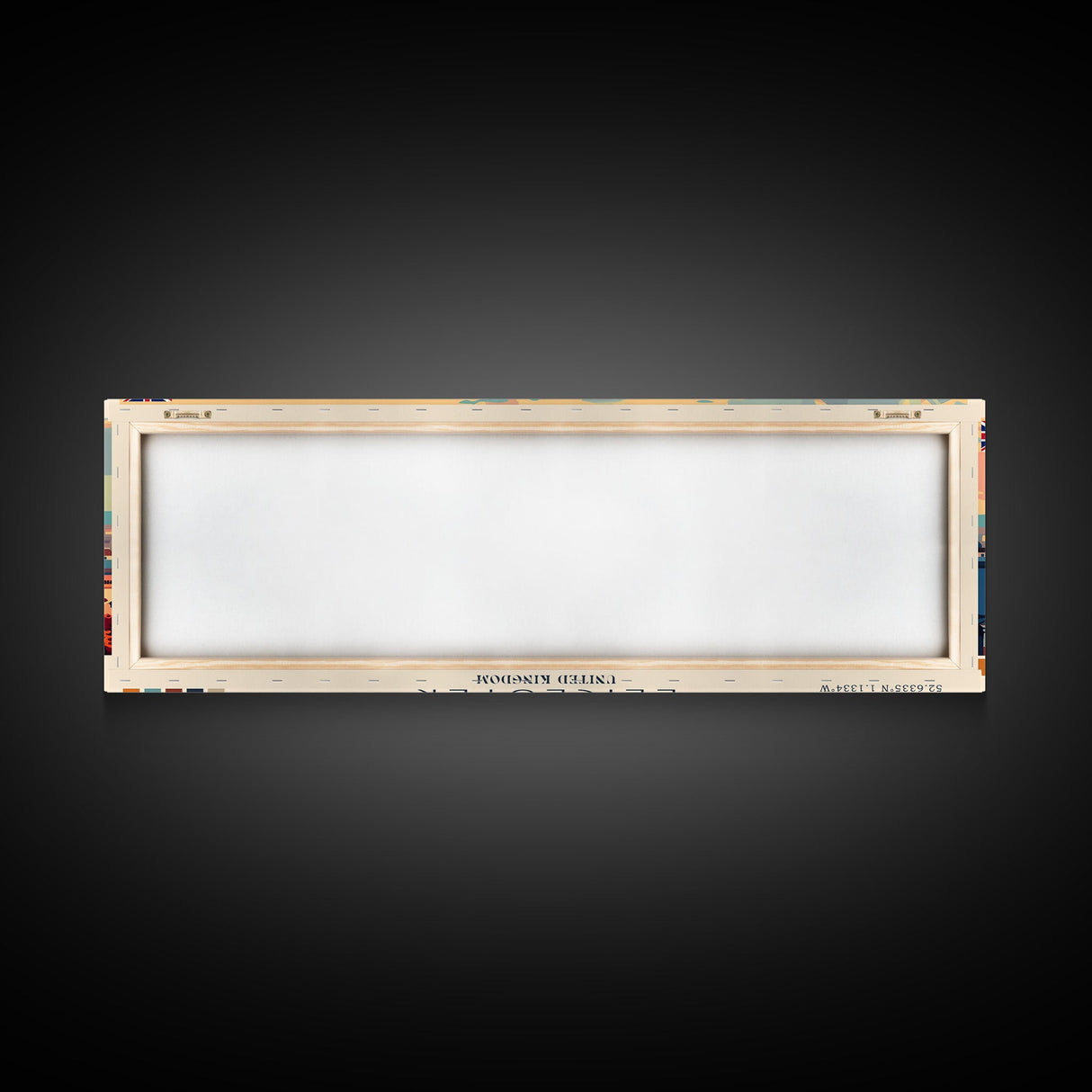 Leicester United Kingdom Travel Art, City Art, Framed Canvas Print or Metal Wall Art, Europe Travel Poster, Panoramic Wall Art, Extra Wide Wall Art
