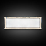 Big Bear Lake California Panoramic Framed Canvas Print, Lake House Decor, Scenic View, Travel Poster, Modern Art, Nature Wall Art