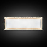 Big Chapman Lake Indiana Framed Canvas Print, Panoramic Lake House Art, Scenic Painting, Travel Poster, Rustic Art, Water Reflection