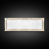 Big Glen Lake Michigan Framed Canvas Print, Lake House Decor, Panoramic Scenic View, Travel Poster, Rustic Art, Lake Painting