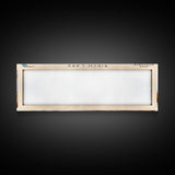 Birch Lake Framed Canvas Print, Panoramic Lake House Decor, Scenic View, Travel Poster, Rustic Art, Lake Painting