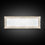 Bolton Lakes Connecticut Framed Canvas Print, Panoramic Lake House Art, Scenic View, Travel Poster, Modern Art, Lake Painting