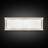 Boone Lake Rhode Island Framed Canvas Print, Panoramic Lake House Decor, Scenic View, Travel Poster, Rustic Art, Lake Painting