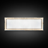 Boysen Reservoir Wyoming Framed Canvas Print, Lake House Art, Panoramic Wall Art, Travel Poster, Minimalist Lake Painting, Home Decor