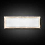 Brantley Lake New Mexico Framed Canvas Print, Lake House Art, Panoramic Wall Art, Travel Poster, Modern Lake Painting, Nature Art