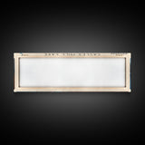 Cagles Mill Lake Indiana Framed Canvas Print, Lake House Art, Panoramic Travel Poster, Wall Art, Modern Lake Painting, Home Decor