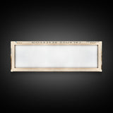 Calamus Reservoir Nebraska Framed Canvas Print, Panoramic Lake House Decor, Wall Art, Travel Poster, Rustic Lake Painting, Nature Art