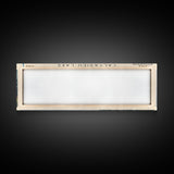 Calcasieu Lake Framed Canvas Print, Lake House Art, Panoramic Wall Art, Travel Poster, Minimalist Lake Painting, Home Decor