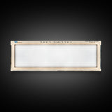 Calling Lake Framed Canvas Print, Panoramic Lake House Decor, Wall Art, Travel Poster, Rustic Lake Painting, Nature Art