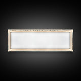 Canyon Ferry Lake Montana Framed Canvas Print, Lake House Art, Panoramic Wall Art, Travel Poster, Rustic Lake Painting, Nature Art