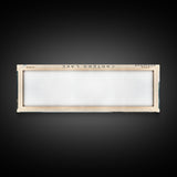 Carters Lake Georgia Framed Canvas Print, Panoramic Lake House Decor, Wall Art, Travel Poster, Rustic Lake Painting, Nature Art