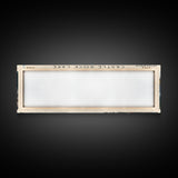 Castle Rock Lake Wisconsin Framed Canvas Print, Lake House Art, Panoramic Wall Art, Travel Poster, Modern Lake Painting, Home Decor