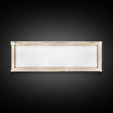 Cedar Lake Illinois Framed Canvas Print, Lake House Art, Panoramic Wide Art, Travel Poster, Minimalist Lake Painting, Home Decor