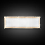 Cedar Lake Framed Canvas Print, Panoramic Lake House Decor, Wide Wall Art, Travel Poster, Rustic Lake Painting, Nature Art