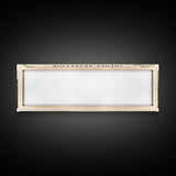 Cheney Reservoir Kansas Framed Canvas Print, Panoramic Lake House Decor, Wide Wall Art, Travel Poster, Rustic Lake Painting, Home Decor