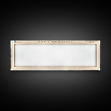 Chippewa Lake Ohio Framed Canvas Print, Lake House Decor, Panoramic Wide Art, Travel Poster, Modern Lake Painting, Nature Art