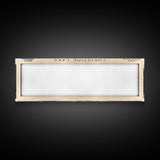 Christine Lake New Hampshire Framed Canvas Print, Lake House Art, Panoramic Wide Art, Travel Poster, Rustic Lake Painting, Home Decor