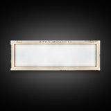 Clinton Lake Illinois Framed Canvas Print, Panoramic Lake House Decor, Wide Wall Art, Travel Poster, Rustic Lake Painting, Nature Art