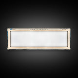 Cold Lake Framed Canvas Print, Lake House Art, Panoramic Wide Art, Travel Poster, Modern Lake Painting, Home Decor