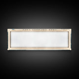 Crab Orchard Lake Illinois Framed Canvas Print, Lake House Art, Panoramic Wide Art, Travel Poster, Modern Lake Painting, Nature Art