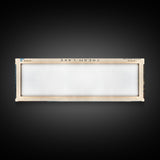 Crean Lake Framed Canvas Print, Lake House Decor, Panoramic Wall Art, Travel Poster, Rustic Lake Painting, Nature Art