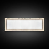 Cross Lake Louisiana Framed Canvas Print, Panoramic Lake House Decor, Wall Art, Travel Poster, Rustic Lake Painting, Nature Art