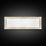 Cross Lake Louisiana Framed Canvas Print, Panoramic Lake House Decor, Wall Art, Travel Poster, Rustic Lake Painting, Nature Art