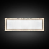 DeQueen Lake Arkansas Framed Canvas Print, Lake House Art, Panoramic Wall Art, Travel Poster, Rustic Lake Painting, Home Decor