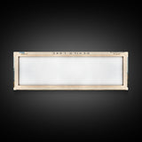 Devils Lake North Dakota Framed Canvas Print, Lake House Art, Panoramic Travel Poster, Wall Art, Modern Lake Painting, Home Decor