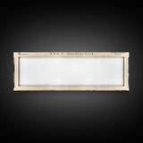 Diamond Lake Oregon Framed Canvas Print, Lake House Art, Panoramic Wall Art, Travel Poster, Modern Lake Painting, Home Decor