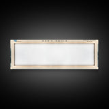 Dore Lake Framed Canvas Print, Lake House Decor, Panoramic Wall Art, Travel Poster, Rustic Lake Painting, Home Decor