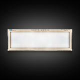 East Lake Oregon Framed Canvas Print, Panoramic Lake House Decor, Wall Art, Travel Poster, Rustic Lake Painting, Home Decor