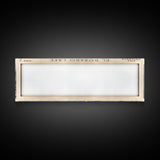 El Dorado Lake Kansas Framed Canvas Print, Lake House Decor, Panoramic Wall Art, Travel Poster, Rustic Lake Painting, Nature Art