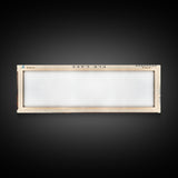 Elk Lake Michigan Framed Canvas Print, Lake House Art, Panoramic Wall Art, Travel Poster, Minimalist Lake Painting, Home Decor