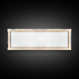 Enid Lake Mississippi Framed Canvas Print, Lake House Decor, Panoramic Wall Art, Travel Poster, Modern Lake Painting, Nature Art