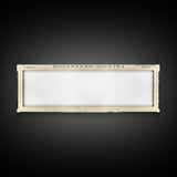 Falcon International Reservoir Framed Canvas Print, Lake House Decor, Panoramic Wall Art, Travel Poster, Modern Lake Painting, Nature Art