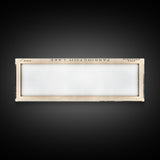 Farrington Lake New Jersey Framed Canvas Print, Lake House Decor, Panoramic Wall Art, Travel Poster, Modern Lake Painting, Nature Art