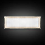 Geist Lake Indiana Framed Canvas Print, Panoramic Lake House Decor, Wall Art, Travel Poster, Peaceful Lake Painting, Nature Art