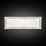 Goose Lake Framed Canvas Print, Lake House Art, Panoramic Travel Poster, Wall Art, Vibrant Lake Painting, Home Decor