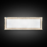 Halulu Lake Hawaii Framed Canvas Print, Lake House Art, Panoramic Wall Art, Travel Poster, Beautiful Lake Painting, Home Decor