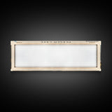 Hebgen Lake Montana Framed Canvas Print, Lake House Art, Panoramic Wall Art, Travel Poster, Beautiful Lake Painting, Home Decor