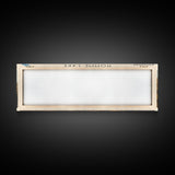 Homme Lake North Dakota Framed Canvas Print, Lake House Decor, Panoramic Wall Art, Travel Poster, Beautiful Lake Painting, Nature Art