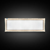 Inland Lake Framed Canvas Print, Lake House Art, Panoramic Wall Art, Travel Poster, Scenic Lake Painting, Nature Art