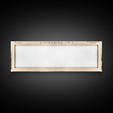 Lac Fairbault Framed Canvas Print, Panoramic Lake House Decor, Wall Art, Travel Poster, Beautiful Lake Painting, Home Decor