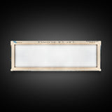 Lac La Plonge Lake Billy Chinook Oregon Framed Canvas Print, Panoramic Lake House Decor, Wall Art, Travel Poster, Scenic Lake Painting, Home Decor