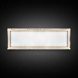 Lake Ashmere Massachusetts Framed Canvas Print, Panoramic Lake House Decor, Wall Art, Travel Poster, Captivating Lake Painting, Nature Art