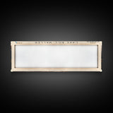 Lake Bill Waller Mississippi Framed Canvas Print, Lake House Decor, Panoramic Wall Art, Travel Poster, Captivating Lake Painting, Nature Art