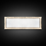 Lake Grosvenor Framed Canvas Print, Lake House Decor, Panoramic Wall Art, Travel Poster, Stunning Landscape Painting, Home Art