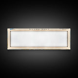 Lake Hattie Wyoming Framed Canvas Print, Lake House Decor, Panoramic Wall Art, Travel Poster, Beautiful Lake Painting, Home Art